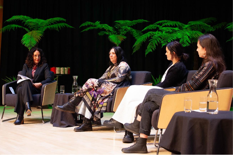 Moana Maniapoto, Tania Pouwhare, Carrie Stoddart-Smith, India Logan-Riley